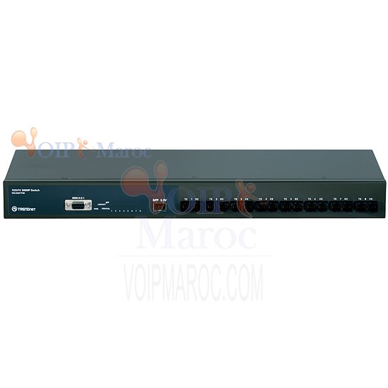 Switch fibre managé layer 2 100base-FX à 8 ports avec port Mini-GBIC TEG-S081FMI